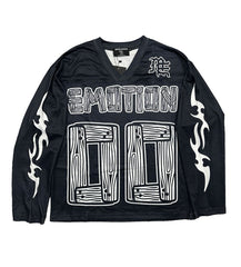 Mixed Emotions Oversized Lightning Jersey Black