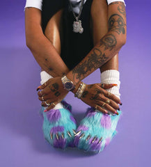 Bravest Studios Monster Spot Bear Claw Mule Teal