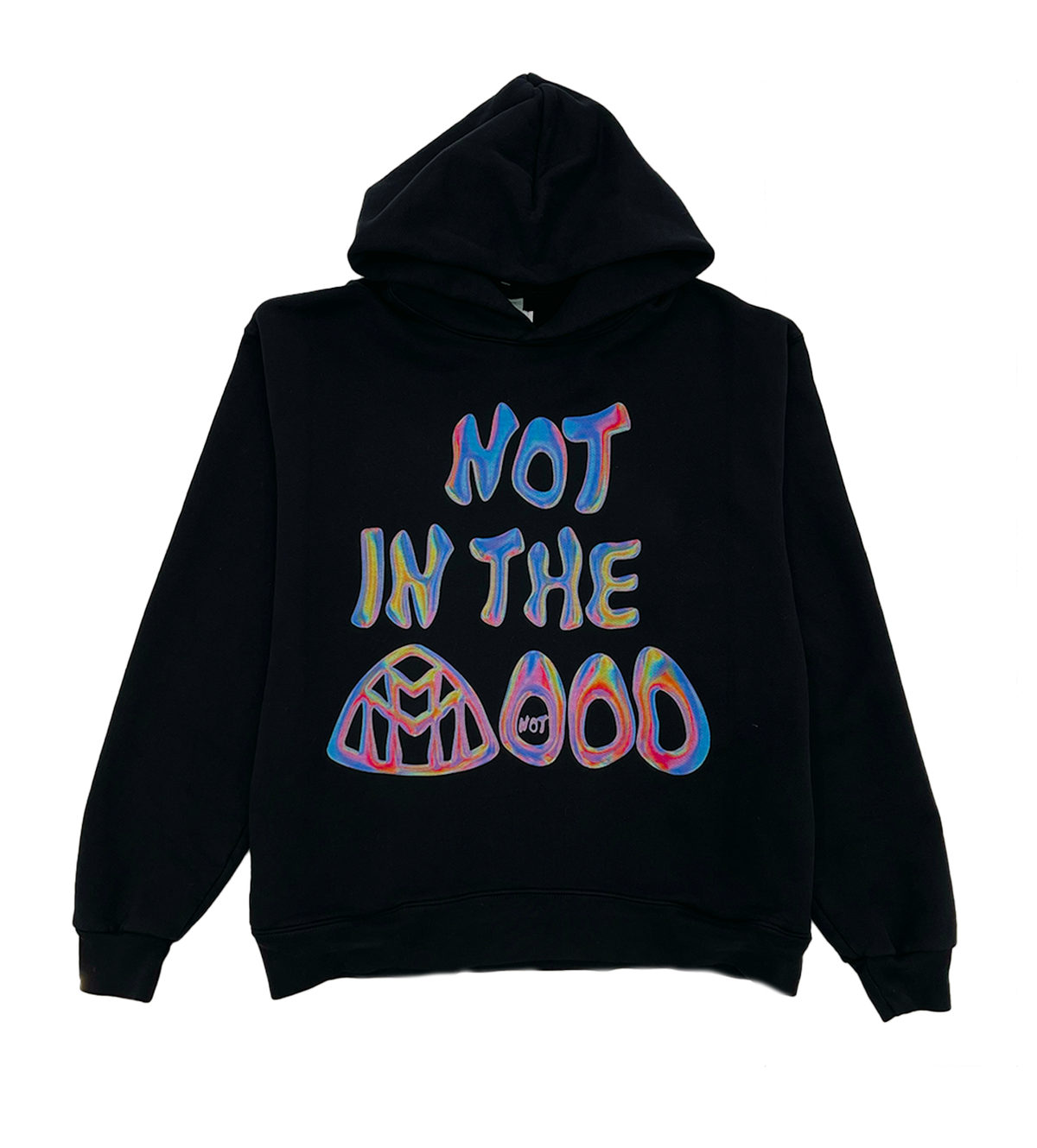 Mood Swings Holographic Black Hoodie