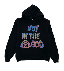 Mood Swings Holographic Black Hoodie