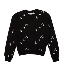 Off-White Black White All Over Slim Crewneck