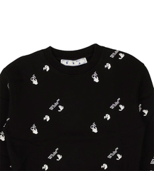 Off-White Black White All Over Slim Crewneck