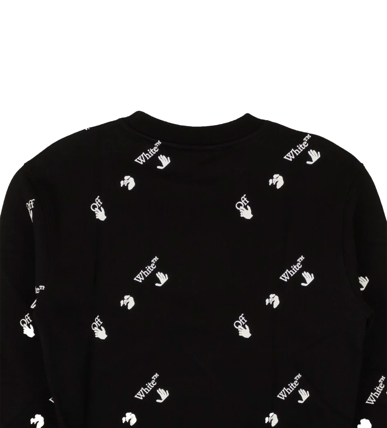Off-White Black White All Over Slim Crewneck