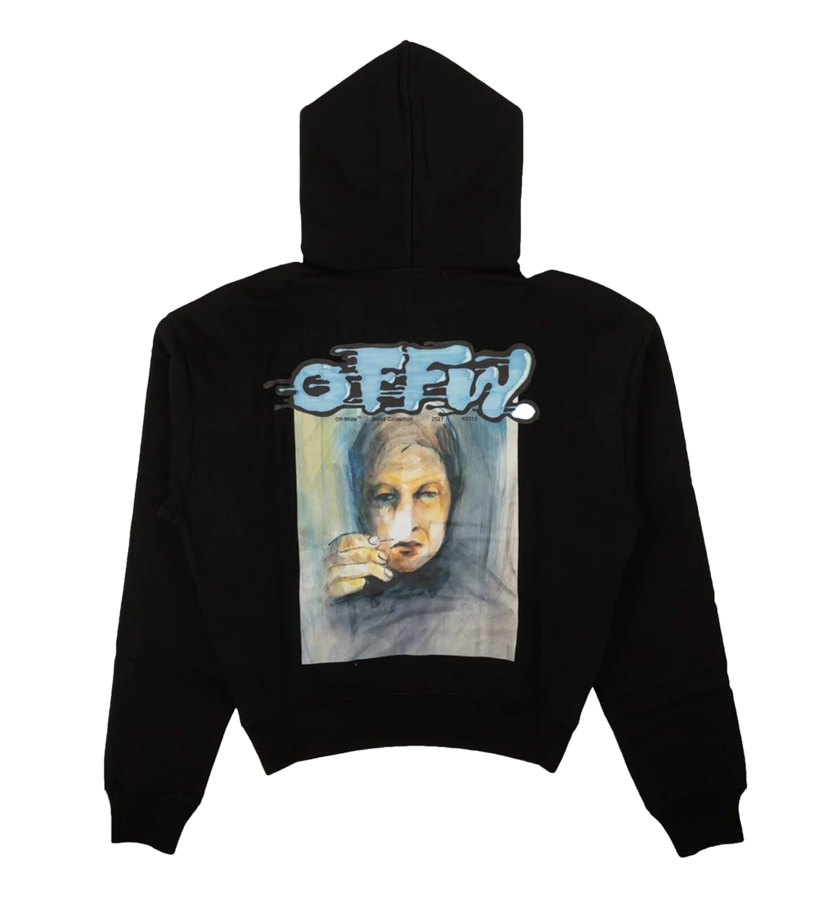 Off-White Blue Liquid Mirko Hoodie