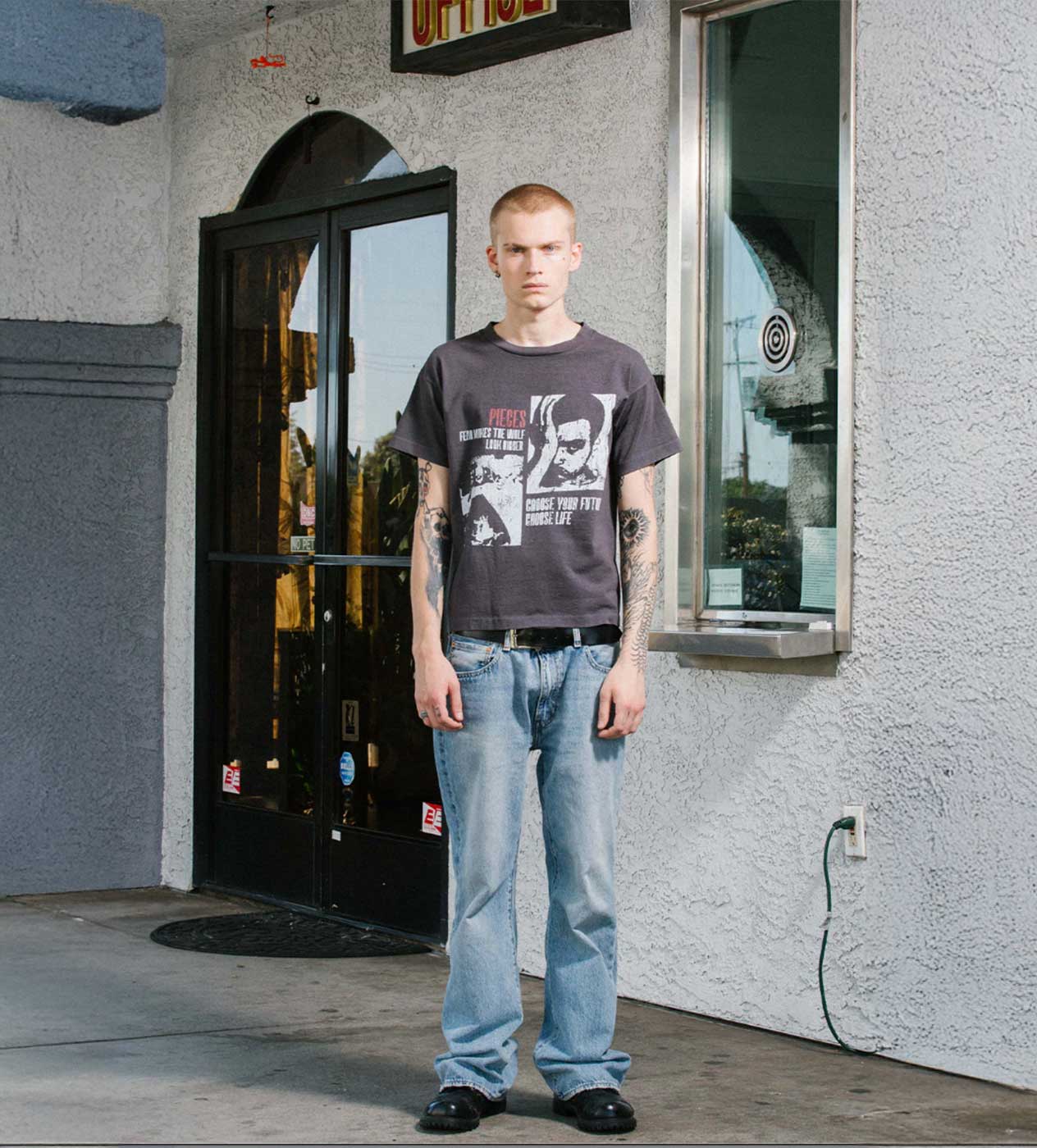 Pieces Future Tee Vintage Black