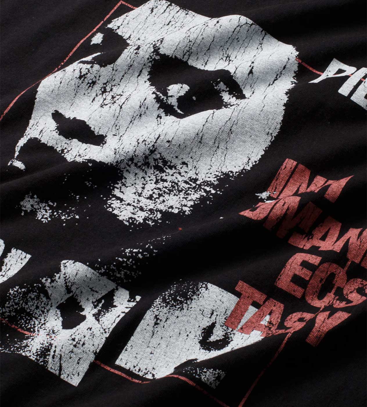 Pieces Inhumane Tee Vintage Black