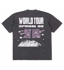 Pieces Vintage Kiss Tee Black