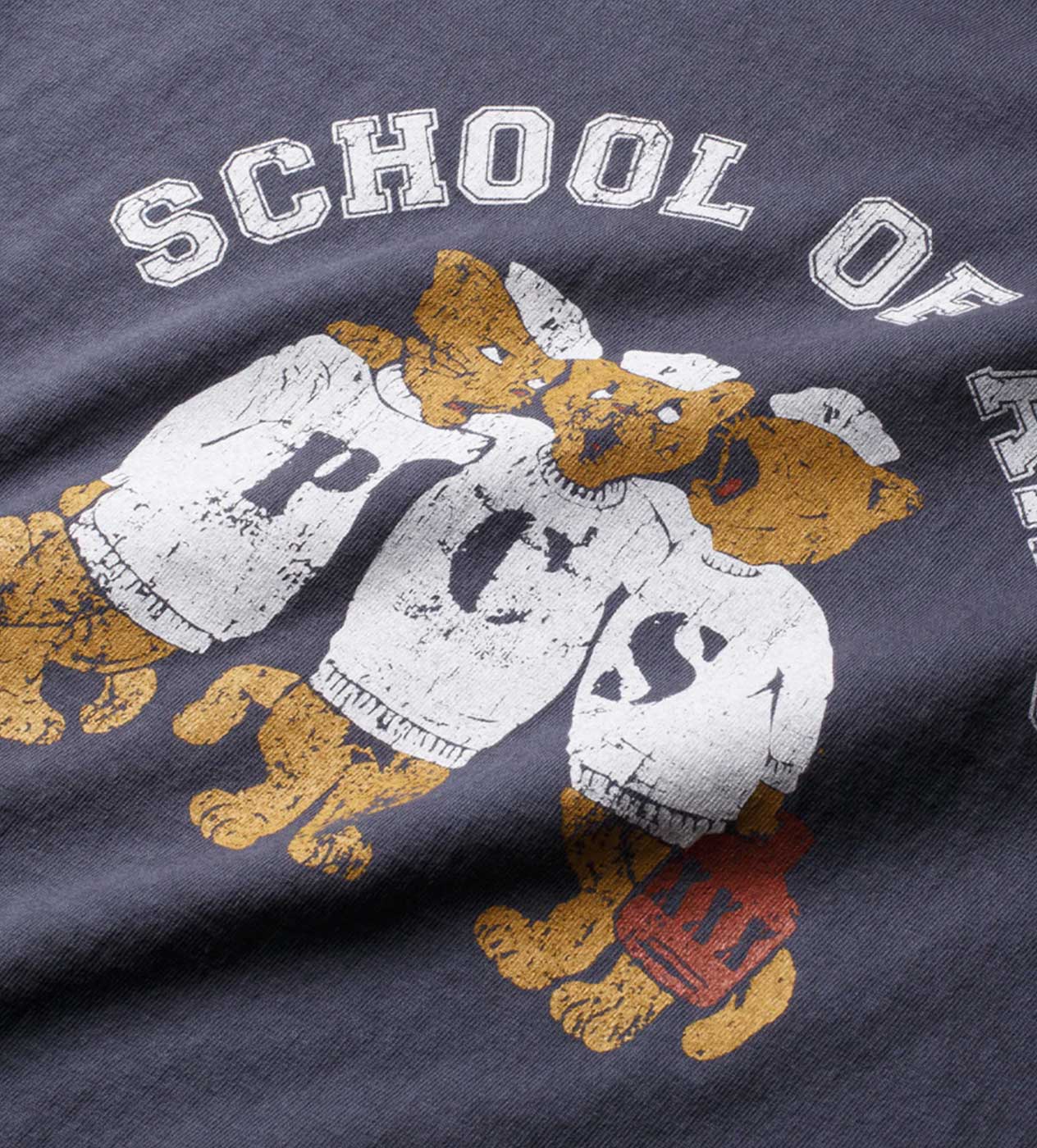 Pieces Mascot Sleeveless Tee Vintage Navy