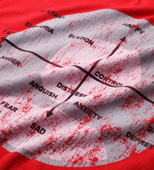 Pieces Mental Health Tee Vintage Red