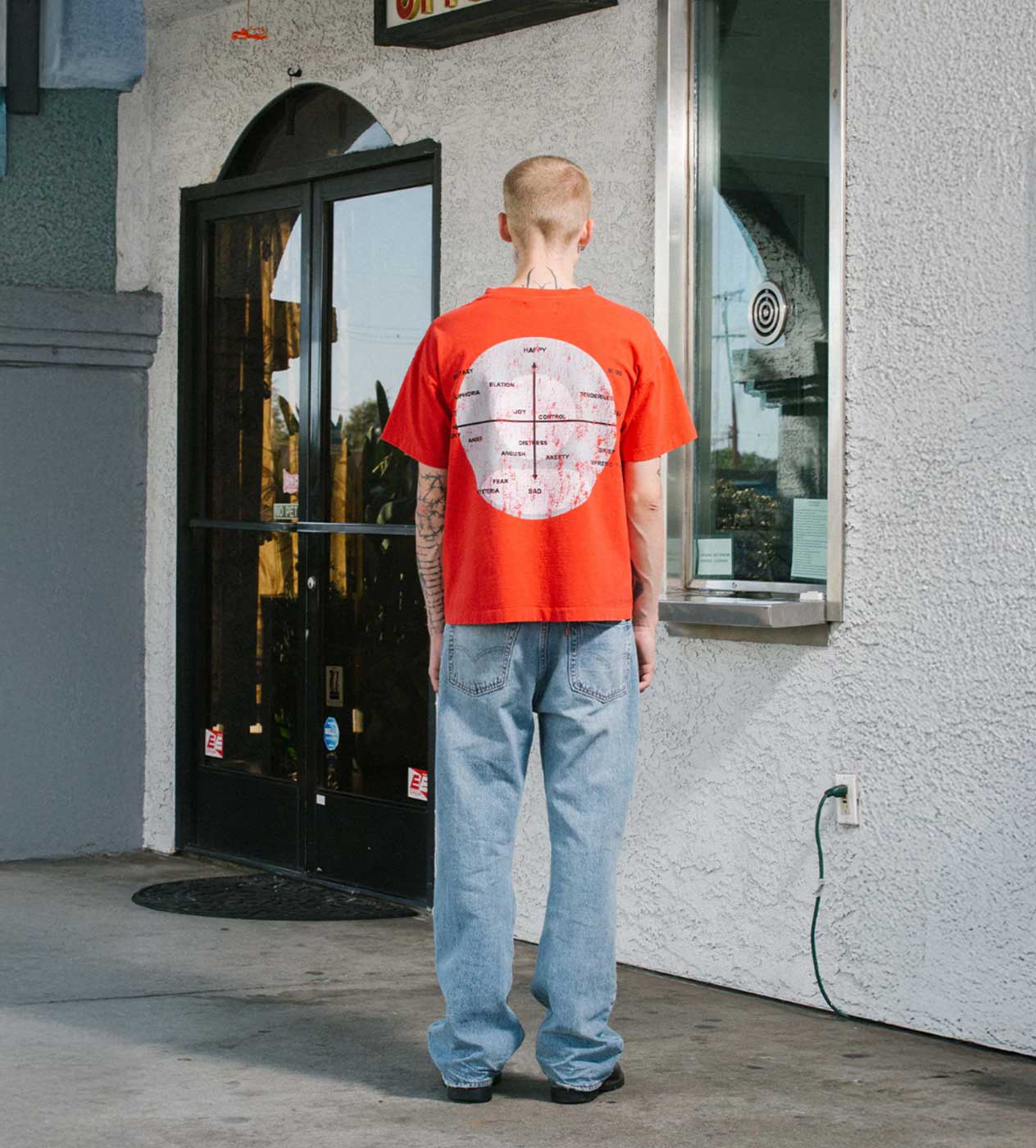 Pieces Mental Health Tee Vintage Red