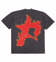 Pieces Star Flame Tee Red Black