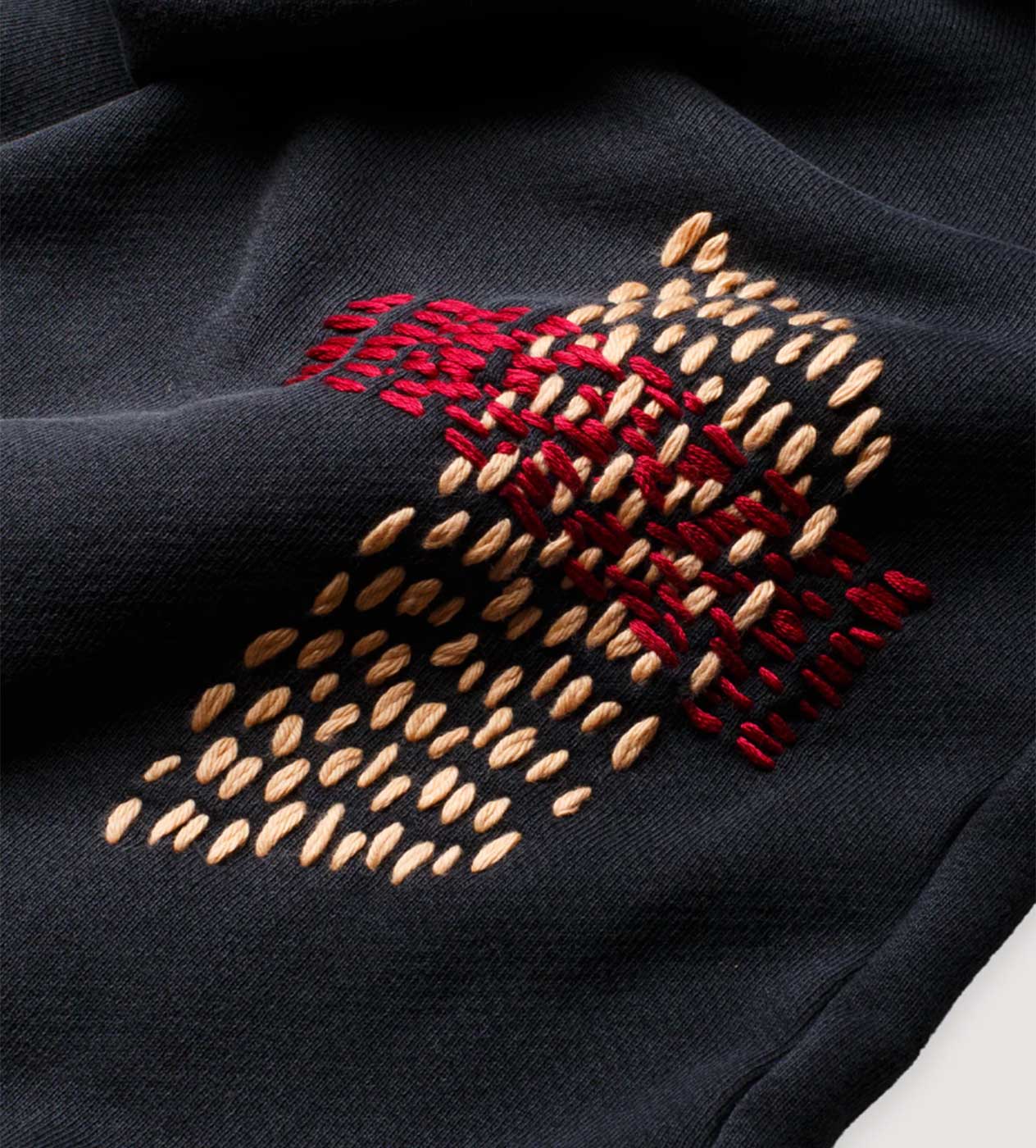 Pieces Repair Pleated Sweatpants Vintage Black