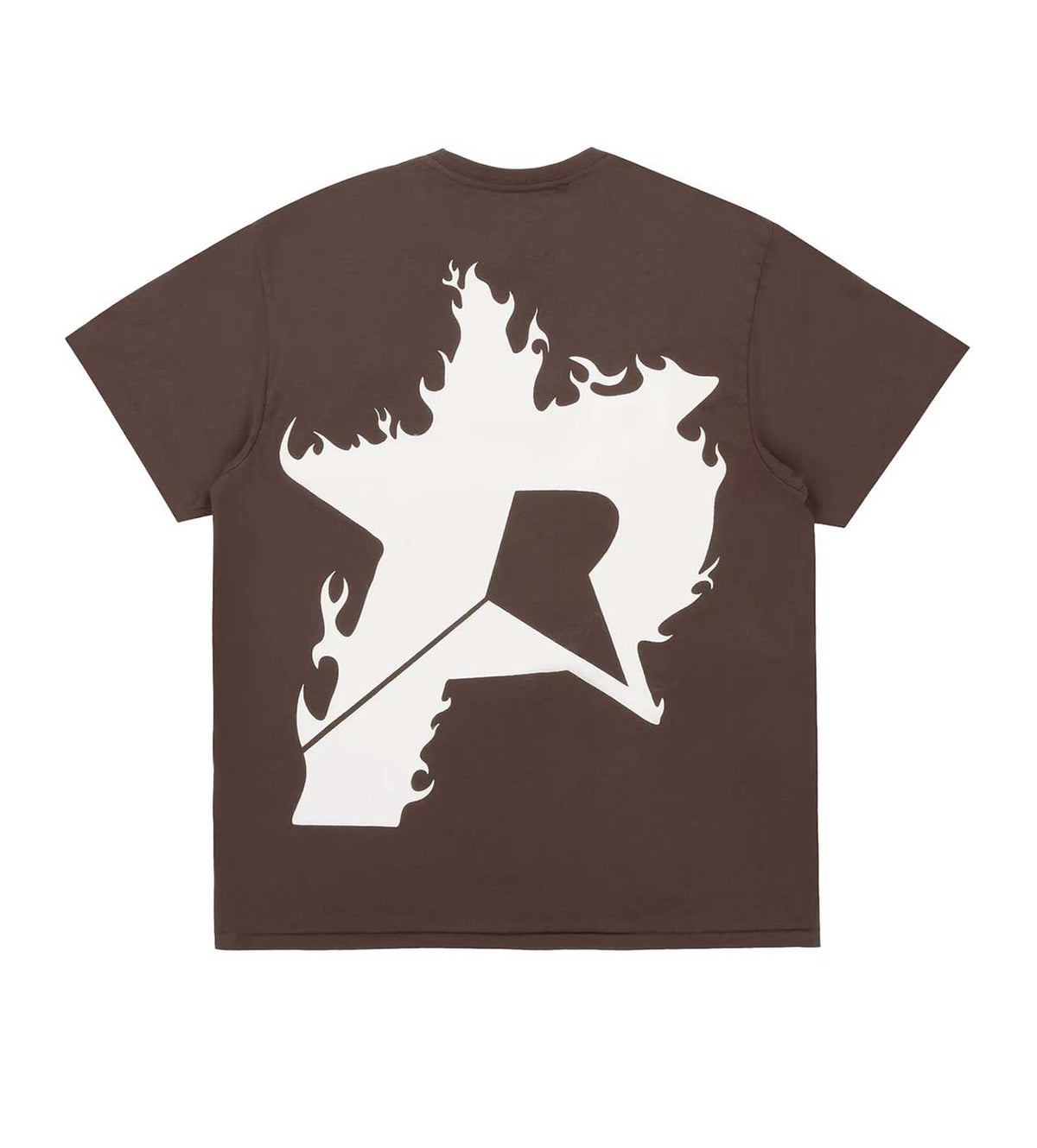 Pieces Star Flames Tee Chocolate