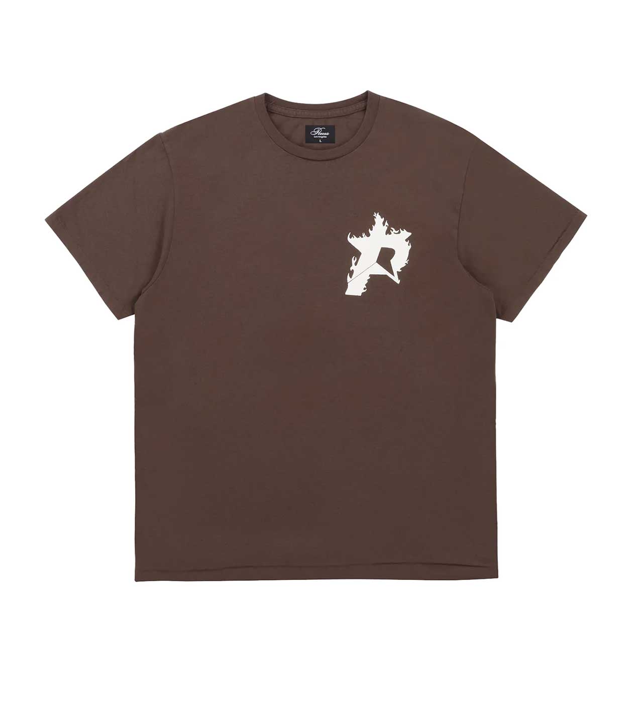 Pieces Star Flames Tee Chocolate