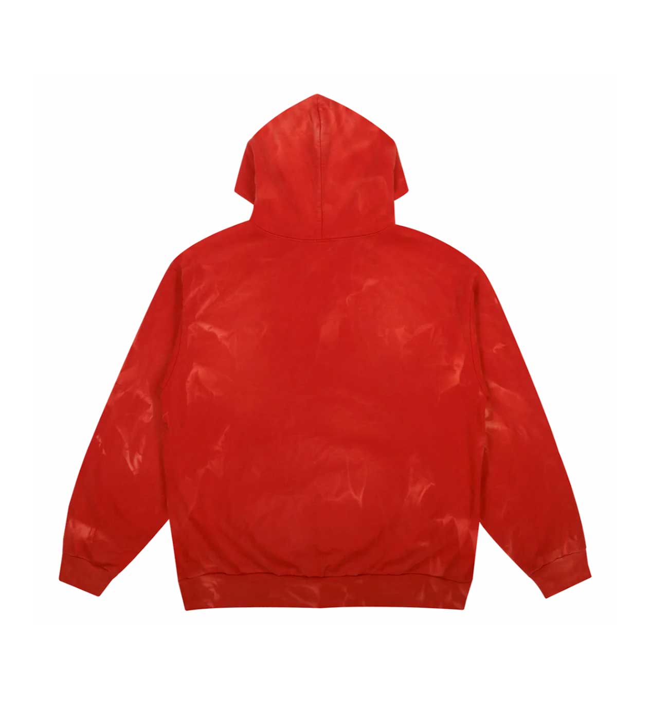 Pieces Sun Faded Zip Up Sweatshirt Lava Red