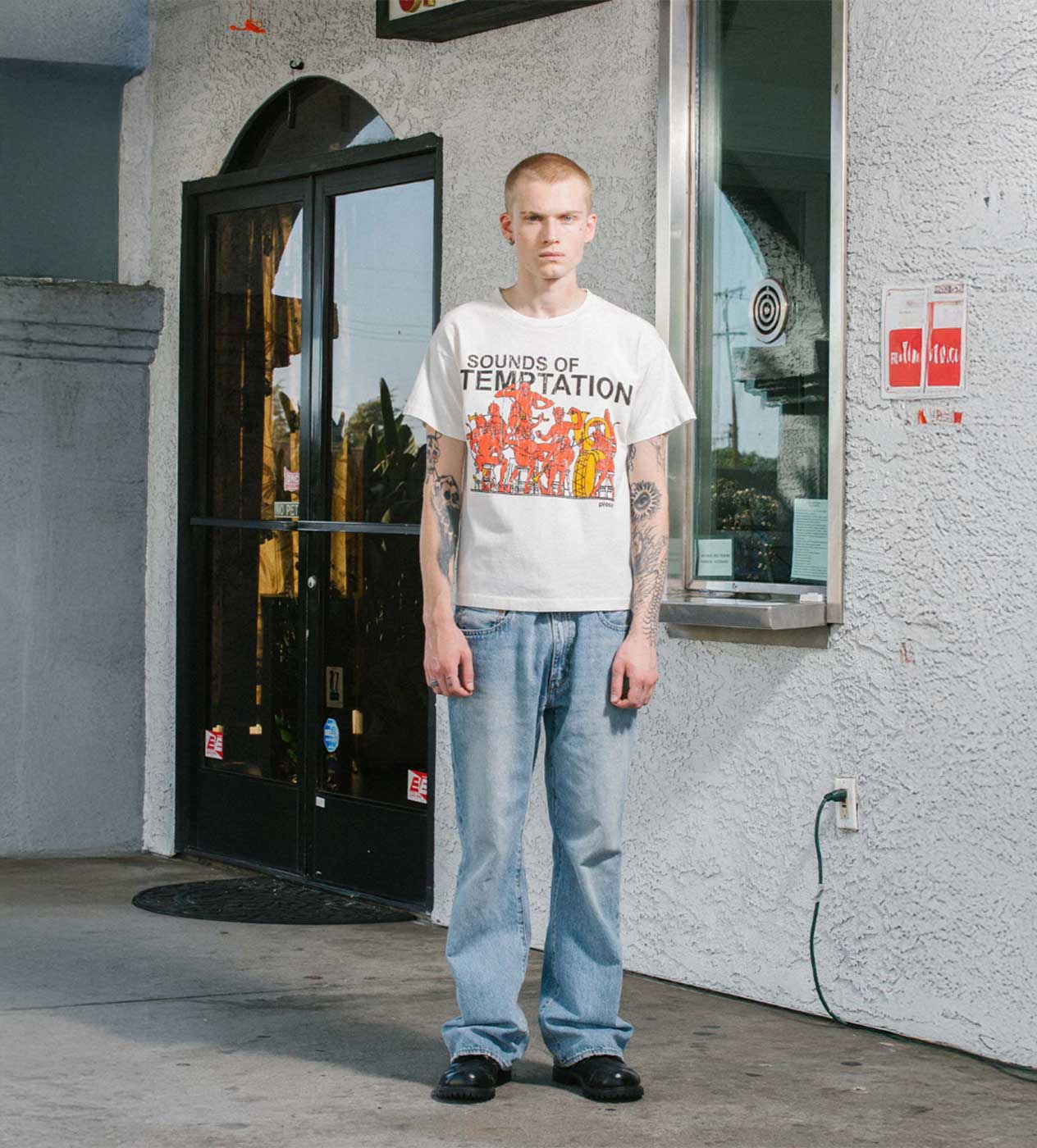 Pieces Temptations Tee Off White