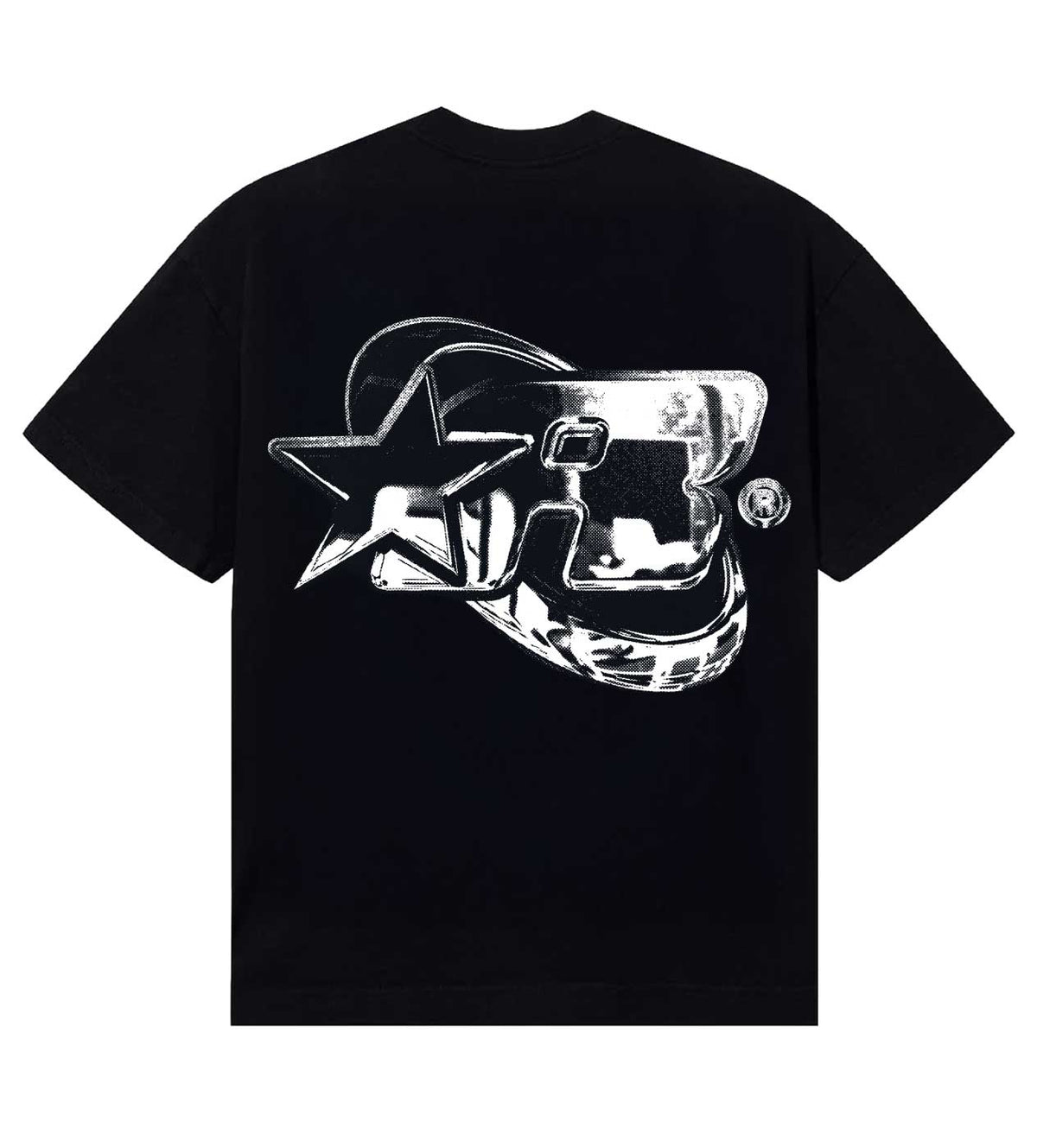 Restock AR Chrome Logo Tee Black