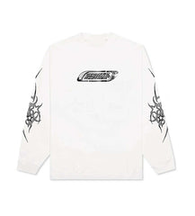 Restock AR Chrome Logo L/S Tee White