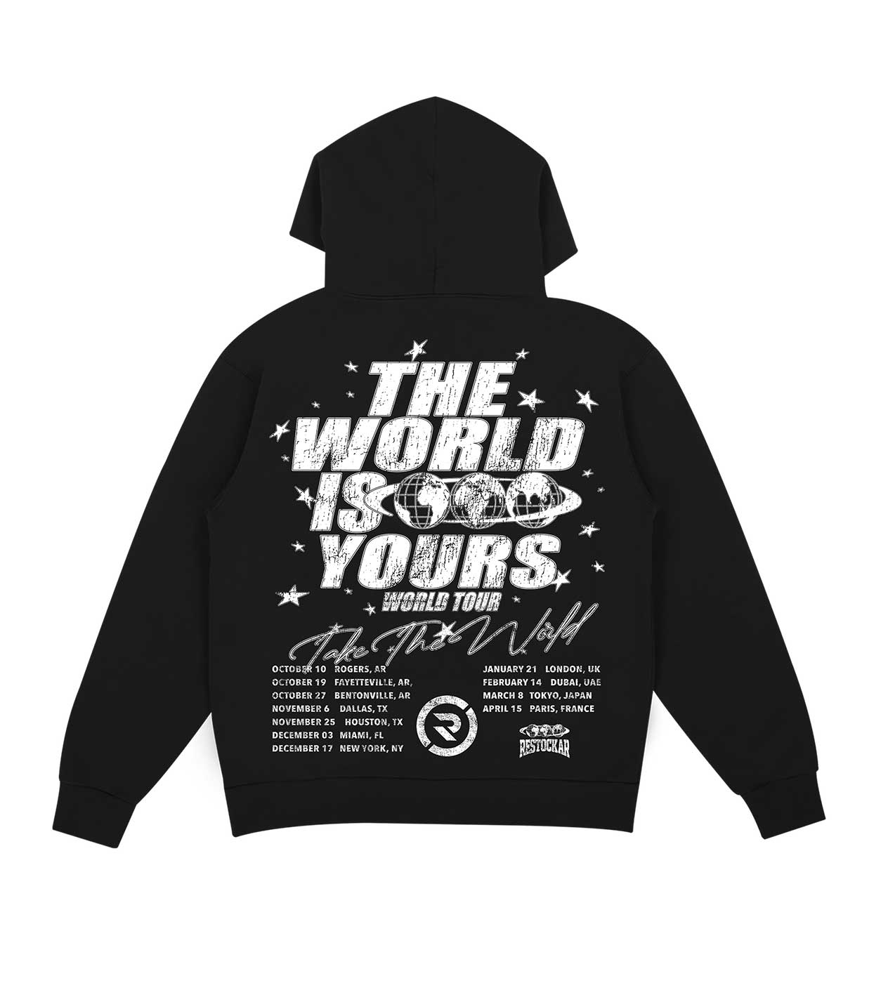 Restock AR World Is Yours Hoodie Black