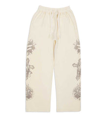 Righteous Tattoo Sweatpants Cream