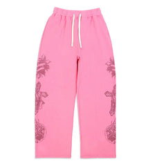 Righteous Tattoo Sweatpants Pink