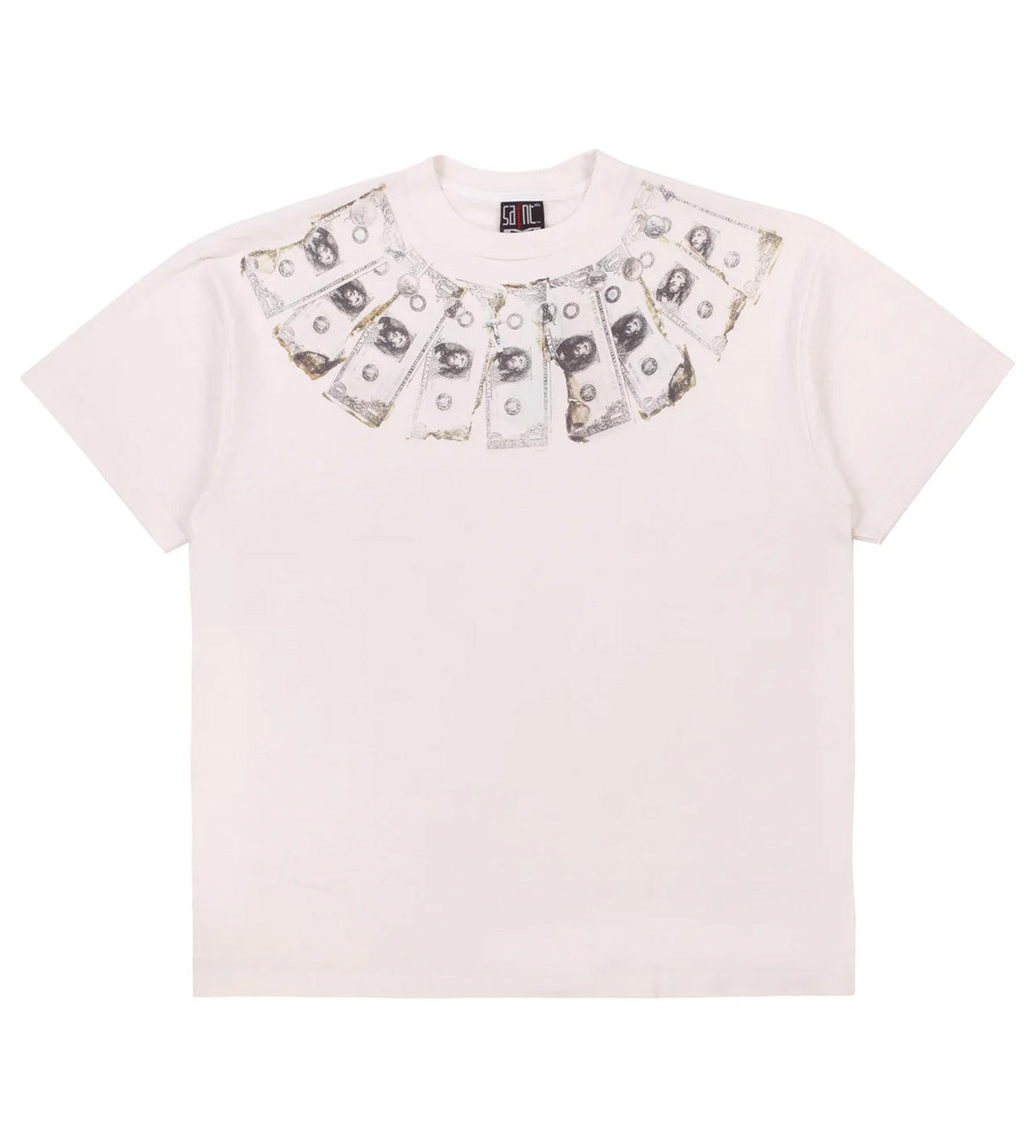 Saint Michael Money Tee Off White