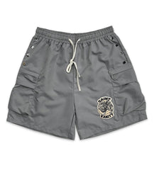 Saint Vanity Nylon Cargo Shorts Grey