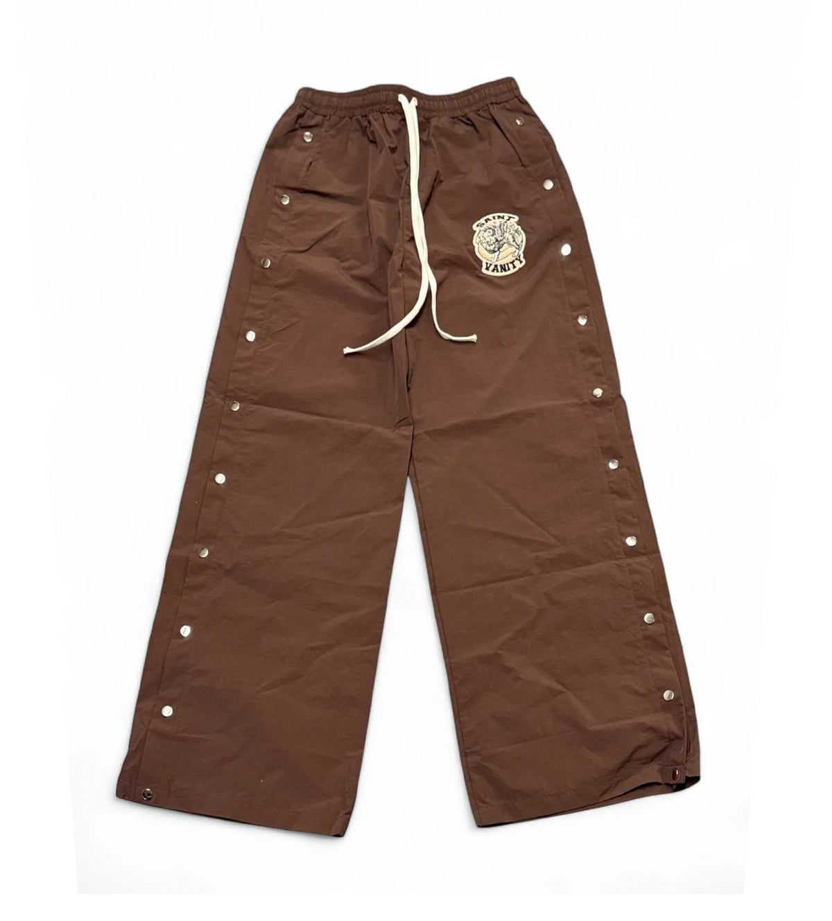 Saint Vanity Nylon Long Pants Brown