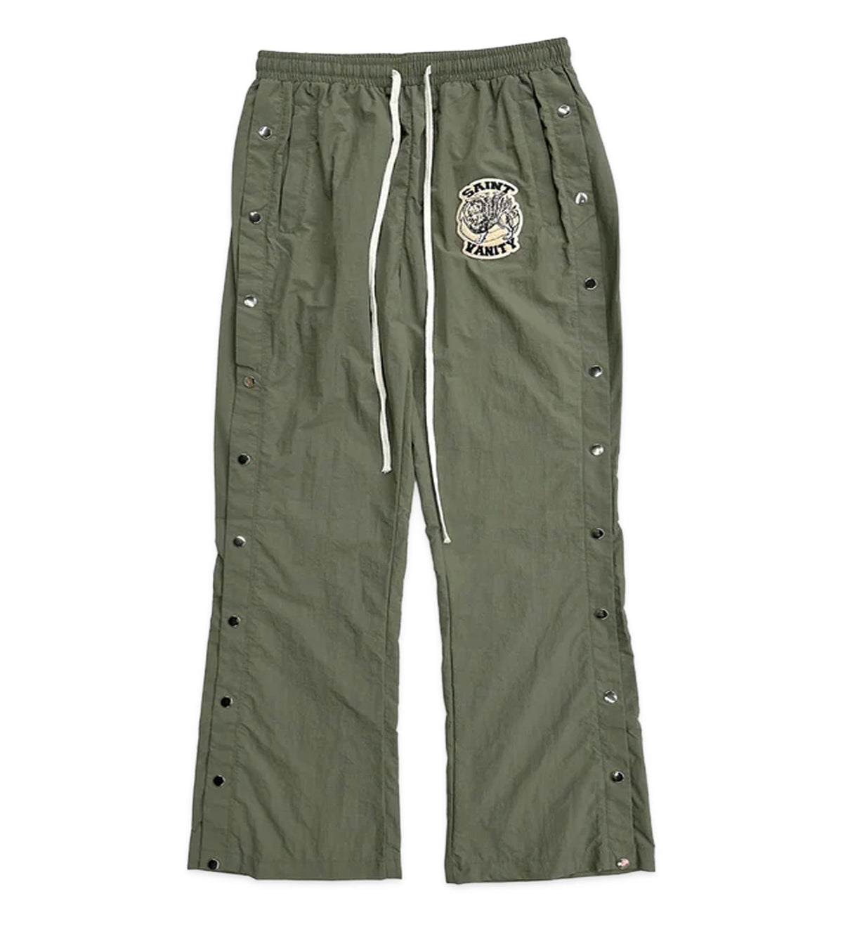 Saint Vanity Nylon Pants Army Green
