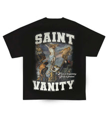 Saint Vanity Pain Is Temporary Tee Black