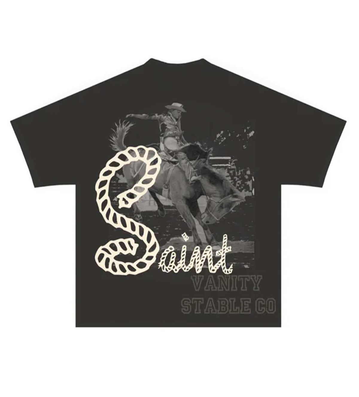 Saint Vanity Stable Tee Faded Black