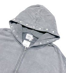 Saint Vanity Terry Zip Up Grey