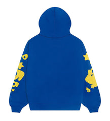 Sp5der TC5 Beluga Hoodie Blue/Yellow