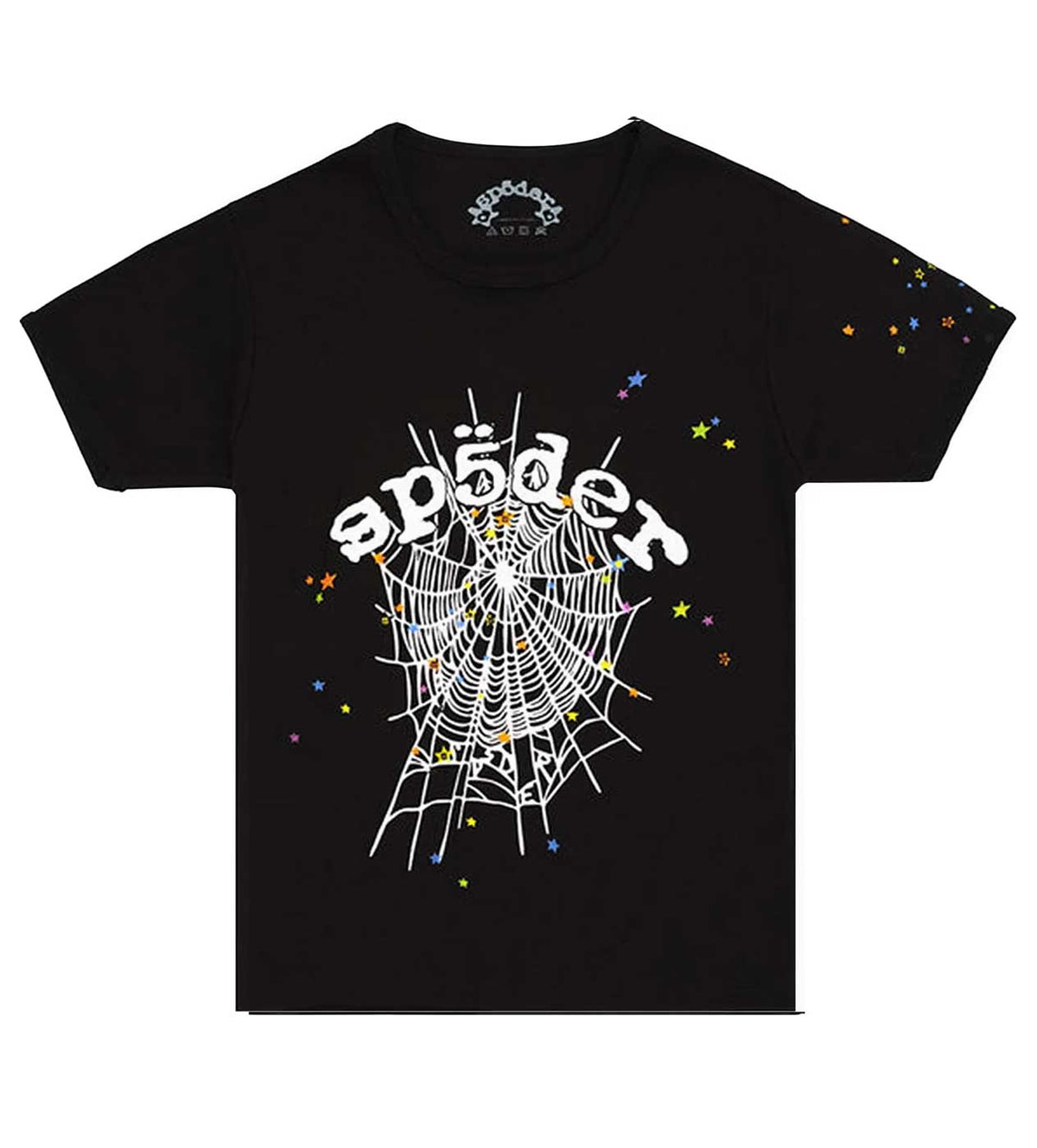 Sp5der Women's OG Web V2 Baby Tee Black