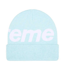 Supreme Big Logo Beanie Light Blue