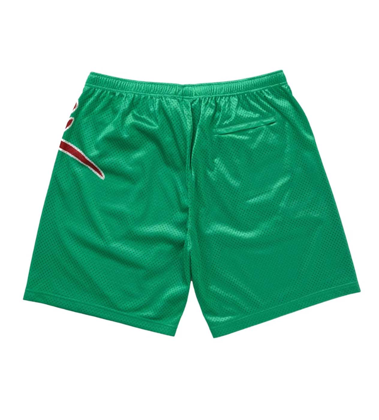 Supreme Big Script Mesh Shorts Green