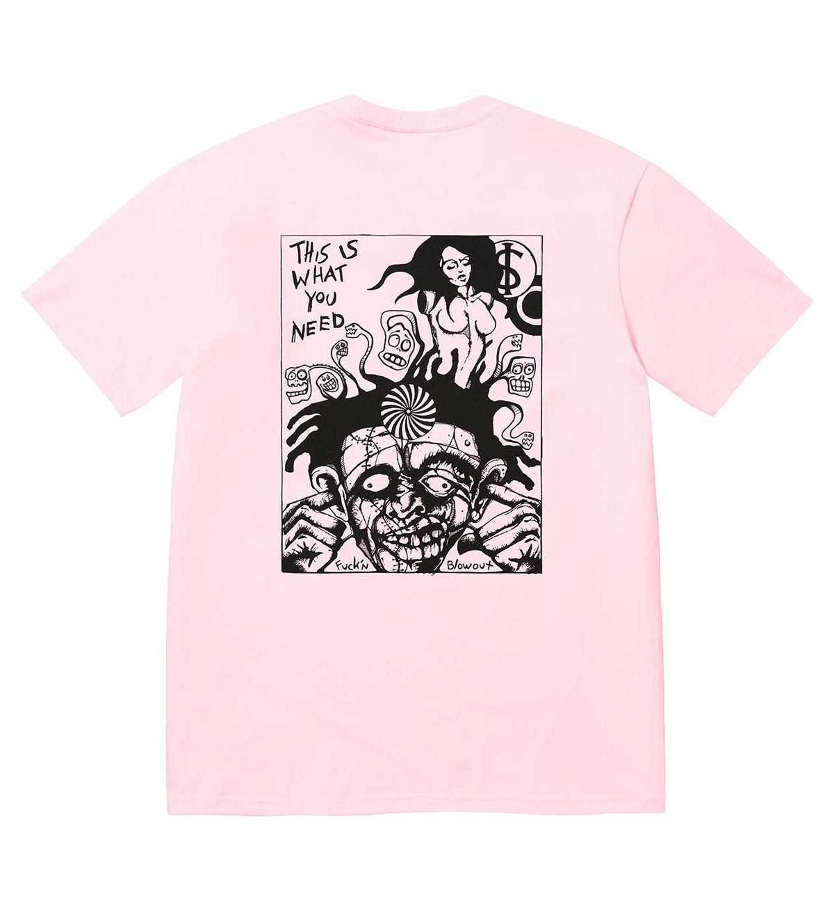 Supreme Blowout Rob Zombie Tee Pink