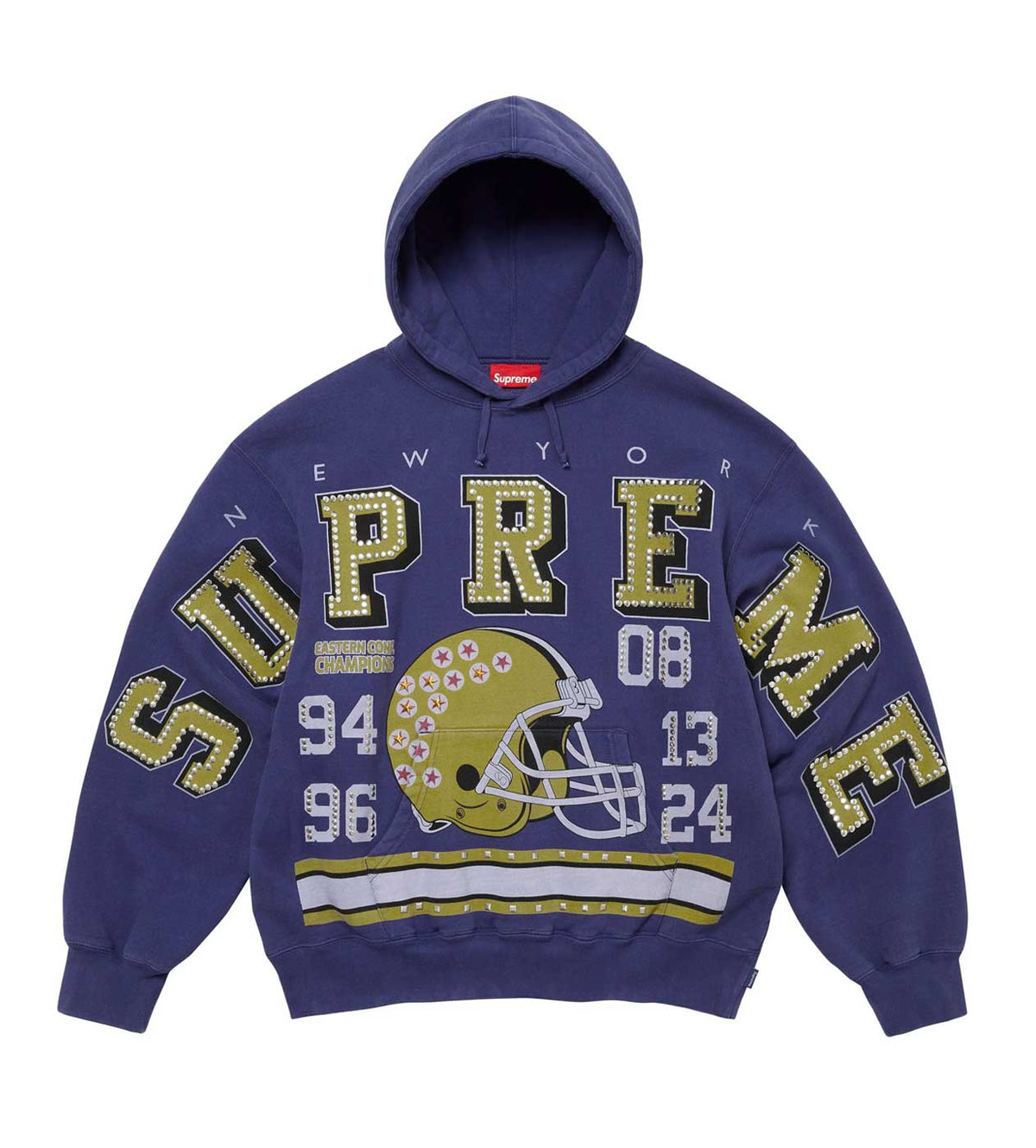Supreme Champion Studded Hoodie Dark Royal