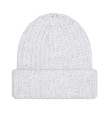 Supreme Chunky Rib Classic Logo Beanie Ash Grey