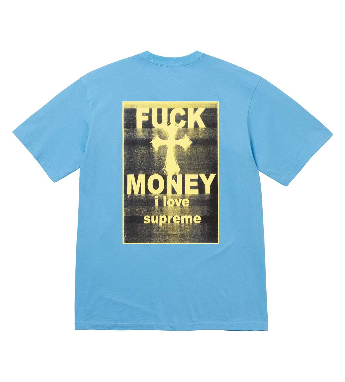 Supreme F*** Money Tee Bright Blue