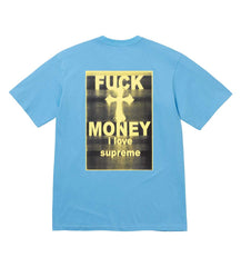 Supreme F*** Money Tee Bright Blue