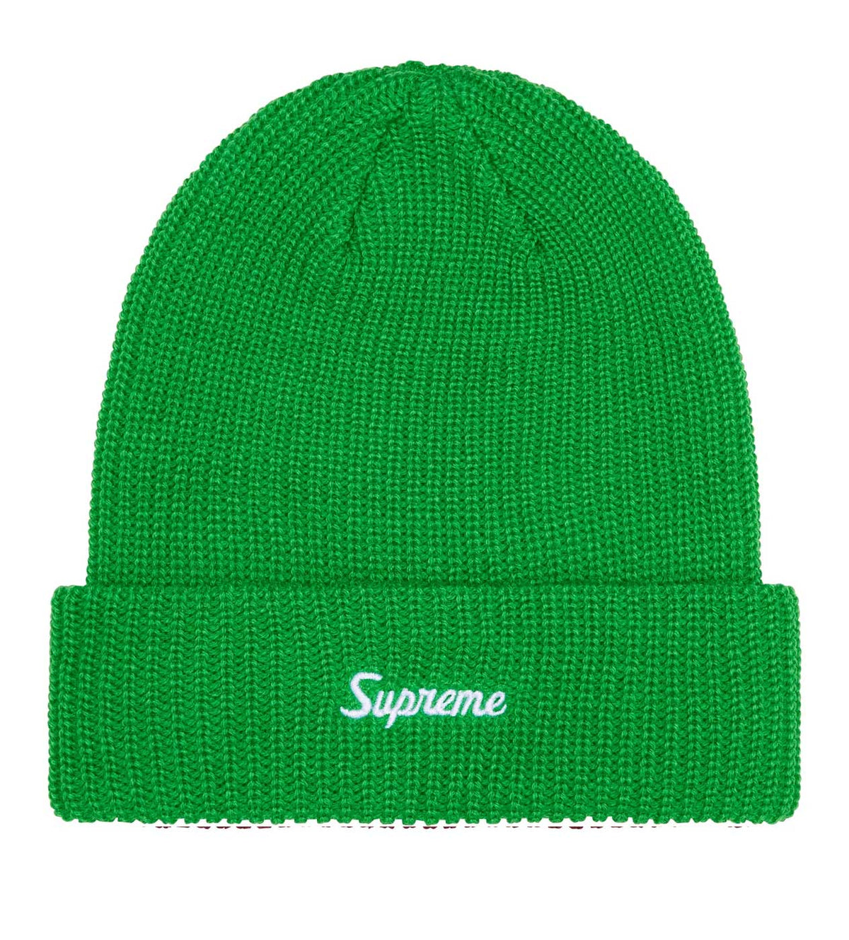 Supreme Loose Gauge Beanie Green