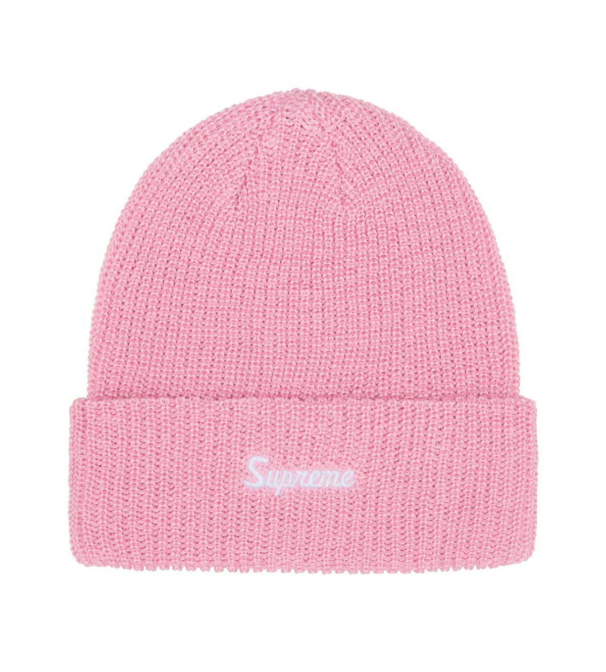 Supreme Loose Gauge Beanie Pink