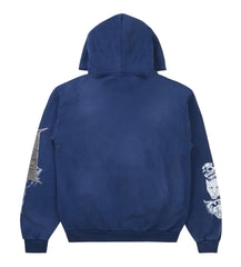 Travis Met Life Hoodie Washed Blue