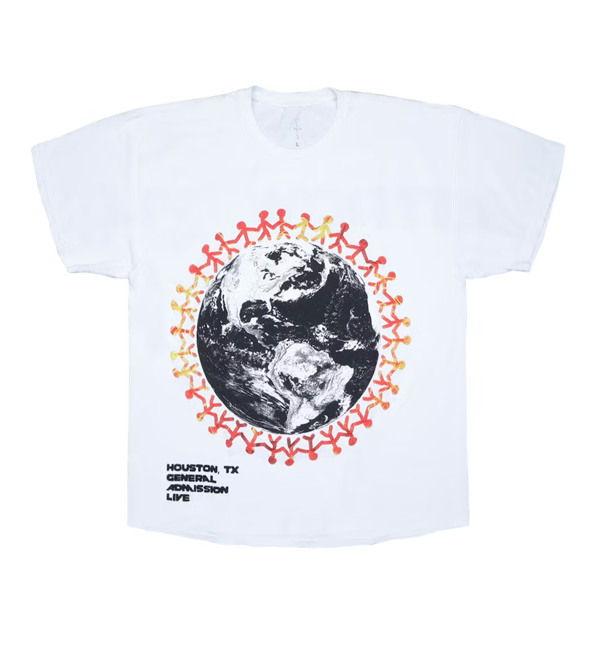 Travis Scott Astroworld Around The World White Tee