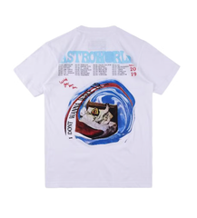 Travis Scott I Don't Want To Wake Up White Tee