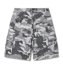 Vale Forever Winter Soulja Crystal Snow Camo Jean Jorts