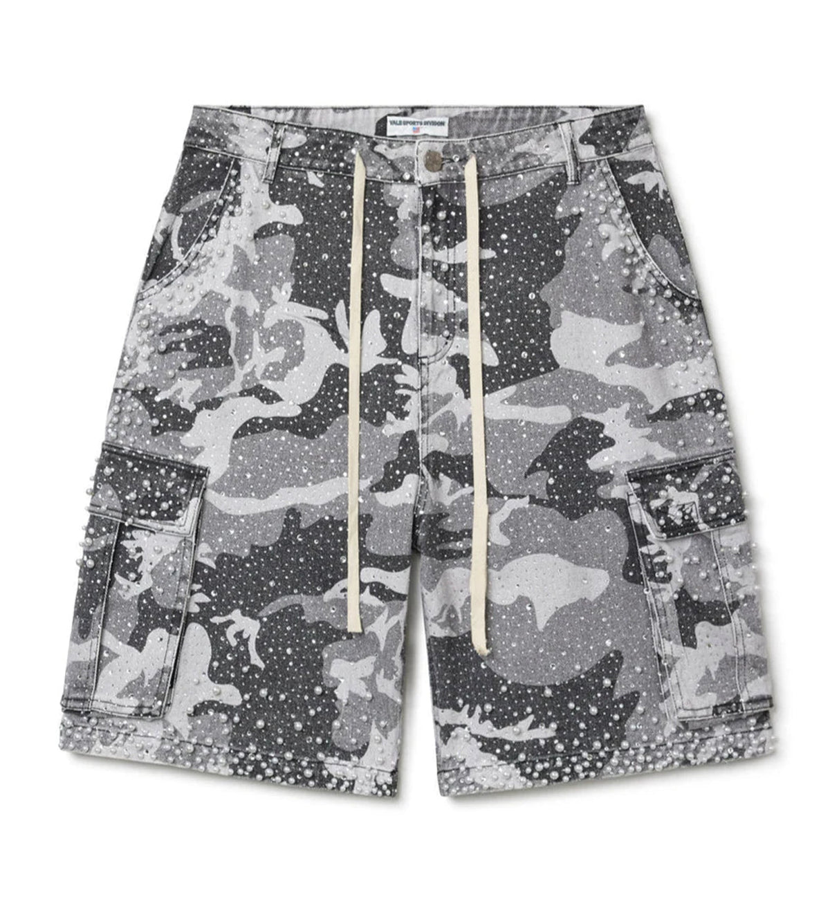 Vale Forever Winter Soulja Crystal Snow Camo Jean Jorts