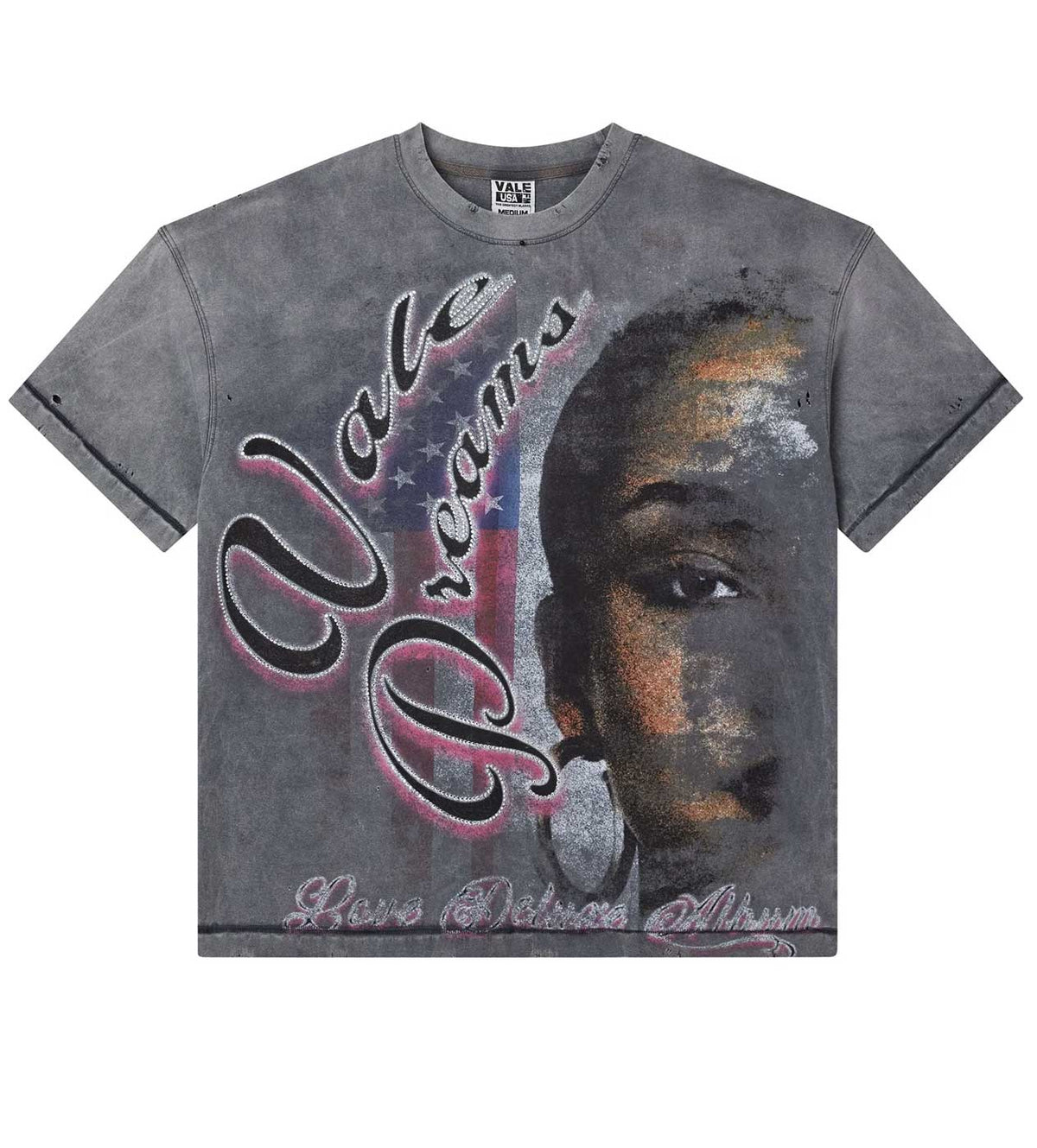 Vale Forever Taboo Bling Tee Grey