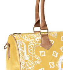 Vale Forever VS Leather Duffle Bag Yellow